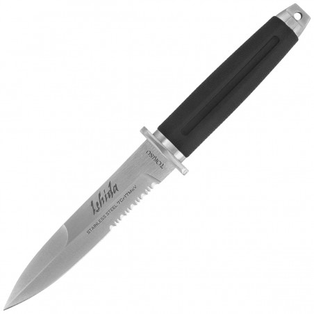 Nóż Tokisu Ishida Black Rubber, Satin 7Cr17MoV (32381)