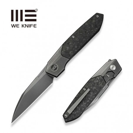 Nóż składany WeKnife Brr15 Gray Titanium/Shredded Carbon Fiber, Polished Gray M390 by Rafal Brzeski (WE24007-3) Nóż składany WeKnife Brr15 Gray Titanium/Shredded Carbon Fiber, Polished Gray M390 by Rafal Brzeski (WE24007-3)