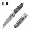 Nóż składany WeKnife Brr15 Gray Titanium/Aluminium Foil Carbon Fiber, Stonewashed M390 by Rafal Brzeski (WE24007-2)