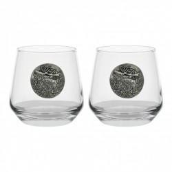 Szklanki do whisky Golden Fox Luna Jeleń zdobione...