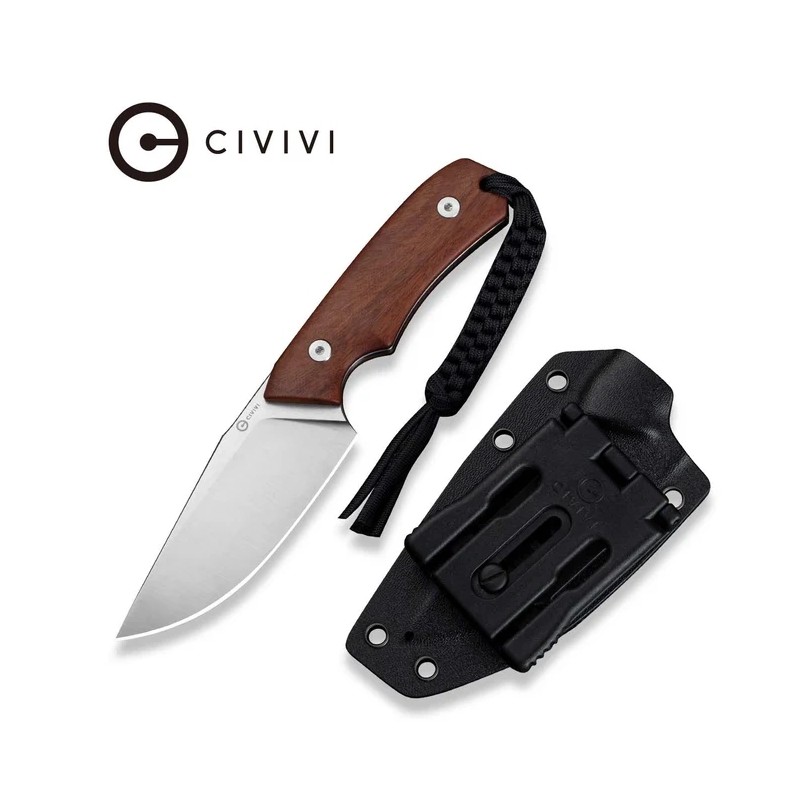 Nóż Civivi Gander Guibourtia Wood, Satin 14C28N by Matt Gentry (C24058B-3)