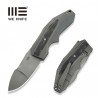 Nóż składany WeKnife Coral SLT Gray Titanium/Marble Carbon Fiber, Gray Stonewashed 20CV by Gustavo T. Cecchini (WE24044-2)