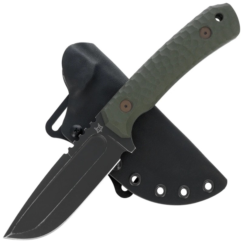 Nóż Fox Monteserra OD Green G10, Top Shield/Stonewashed Niolox by GZ Tactical Knives (FX-628 G10OD)