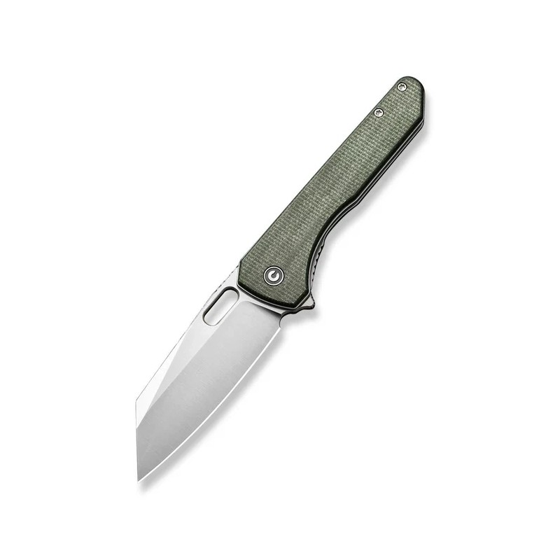 Nóż składany Civivi Nugz Green Canvas Micarta, Satin 14C28N by Matthew Wehrwein (C23060-2)