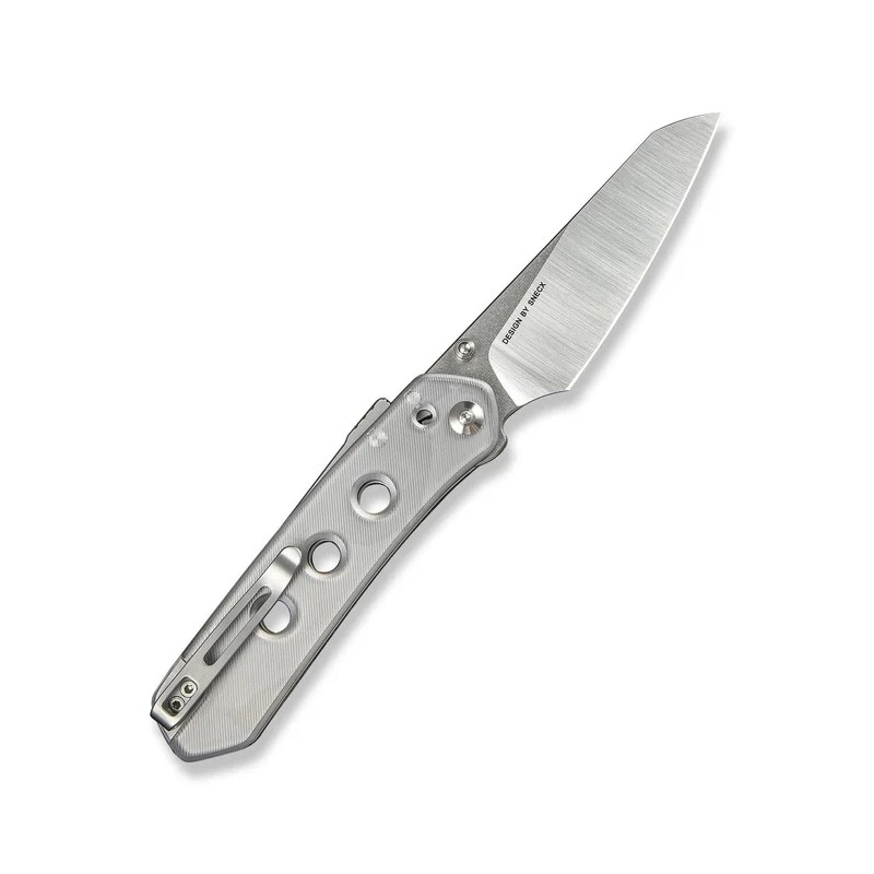 Nóż składany Civivi Vision FG Clear Lexan, Satin/Stonewashed Nitro-V by Snecx Tan (C22036-7)