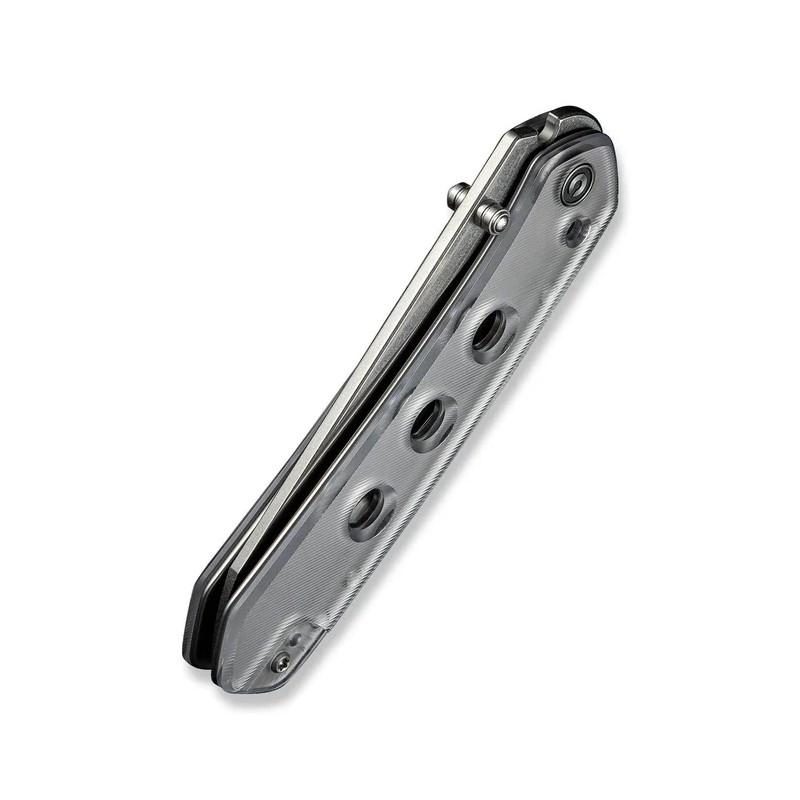 Nóż składany Civivi Vision FG Clear Lexan, Satin/Stonewashed Nitro-V by Snecx Tan (C22036-7)