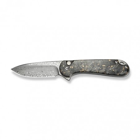 Nóż składany Civivi Button Lock Elementum II Shredded Carbon Fiber/Golden Shred, Damascus (C18062P-10) Nóż składany Civivi Button Lock Elementum II Shredded Carbon Fiber/Golden Shred, Damascus (C18062P-10)