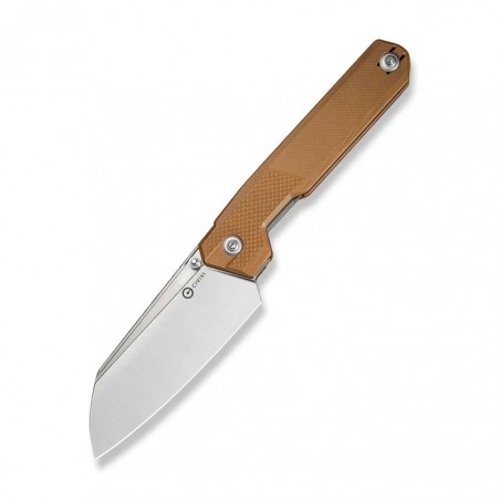Nóż składany Civivi Hid Brown G10, Satin 14C28N by Ostap Hel (C23008-3)
