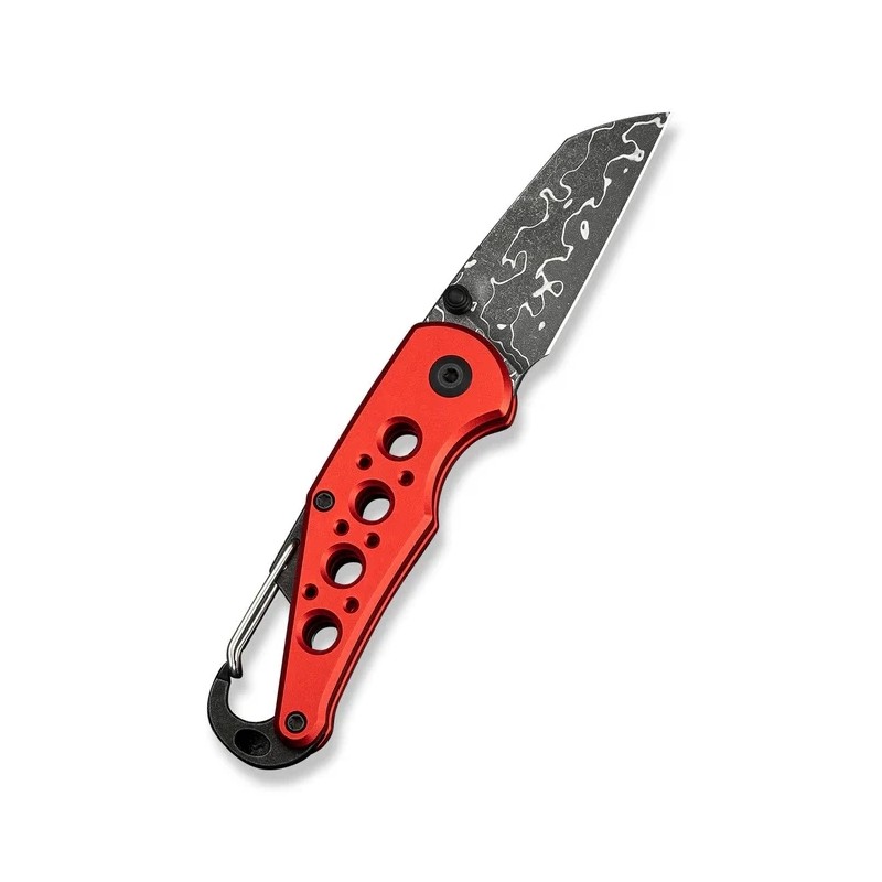 Nóż składany Civivi Pragma Red Aluminium, Damascus (C23062B-DS1)
