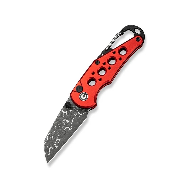 Nóż składany Civivi Pragma Red Aluminium, Damascus (C23062B-DS1)