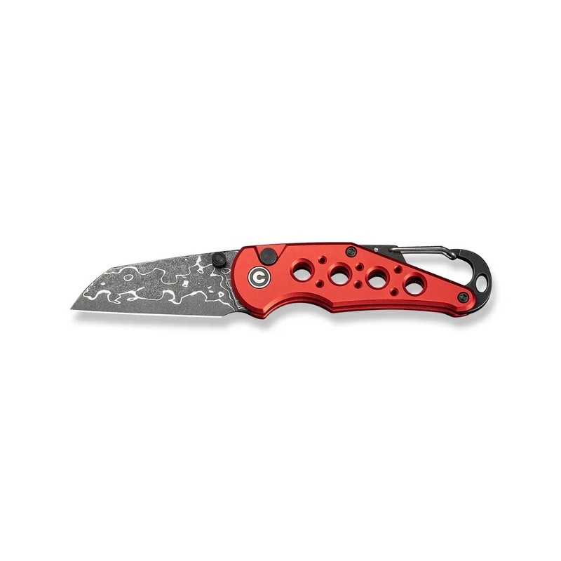 Nóż składany Civivi Pragma Red Aluminium, Damascus (C23062B-DS1)