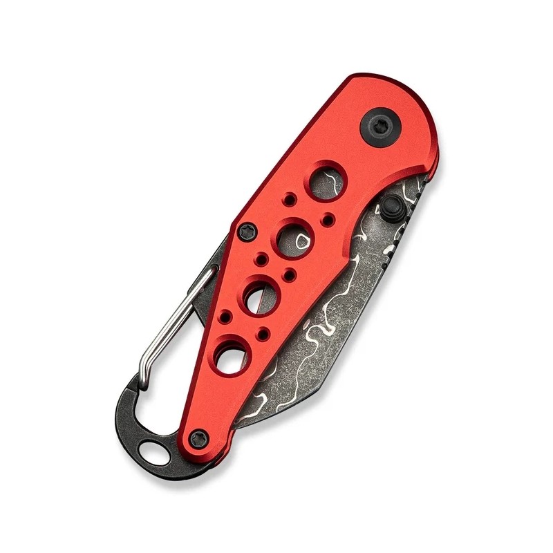 Nóż składany Civivi Pragma Red Aluminium, Damascus (C23062B-DS1)