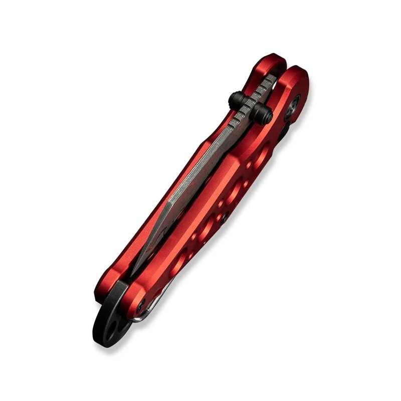 Nóż składany Civivi Pragma Red Aluminium, Damascus (C23062B-DS1)