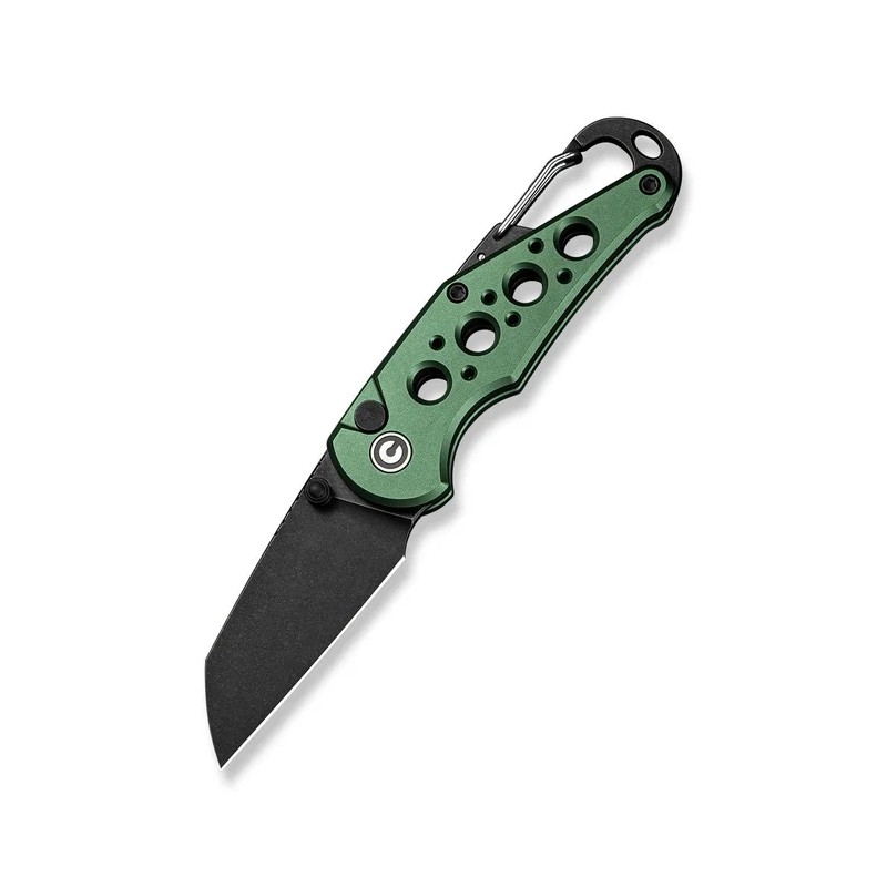 Nóż składany Civivi Pragma Green Aluminium, Black Stonewashed Nitro-V (C23062B-3)