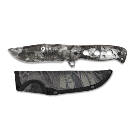 Nóż K25 Phyton Camo Black Phyton Aluminium, Camo Black Phyton 7Cr17Mov (RK-32338)