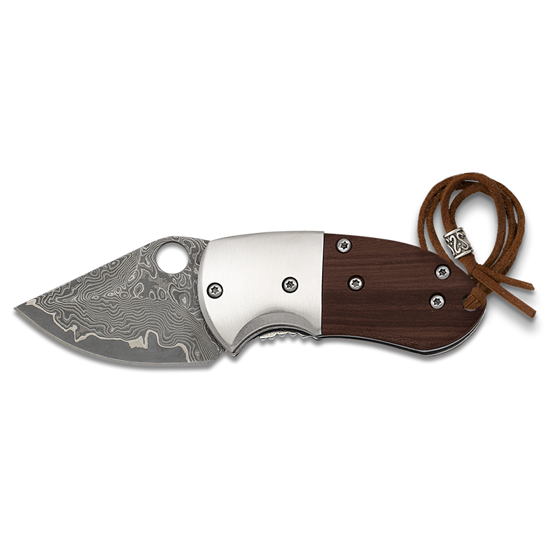 Nóż składany Martinez Albainox Wood, Damascus (18932)