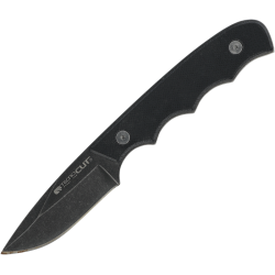 Nóż na szyję Tecnocut TCN3418 Neck Knife - Black G10, Black Stonewashed 440