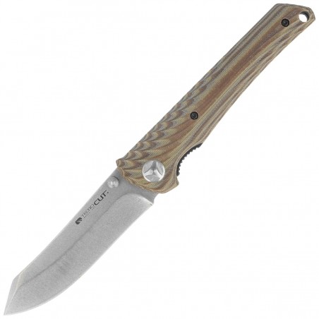 Nóż składany Tecnocut TCN6530K2-SSW - Brown G10, Stonewashed 440 Nóż składany Tecnocut TCN6530K2-SSW - Brown G10, Stonewashed 440