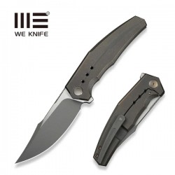 Nóż składany WeKnife Kyklos Bronze Titanium, Gray Stonewashed/Satin M390 (WE23086-2)