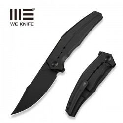 Nóż składany WeKnife Kyklos Black Titanium, Black Stonewashed M390 (WE23086-1)