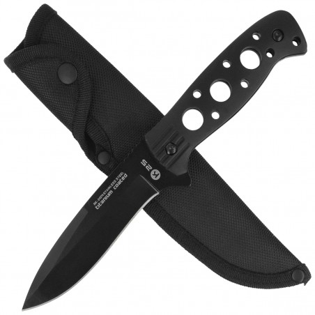 Nóż K25 RK-31574 Black Aluminium, Black Titanium 7Cr17MoV Nóż K25 RK-31574 Black Aluminium, Black Titanium 7Cr17MoV