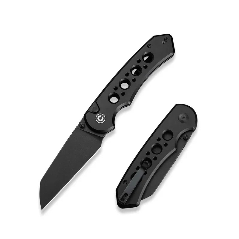 Nóż składany Civivi Pragma Prime Black Aluminium, Black Stonewashed 14C28N (C24067-1)