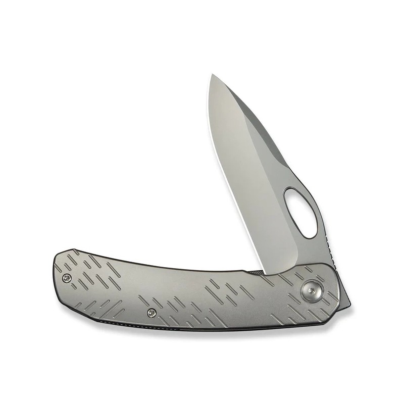 Nóż składany WeKnife Inmate Gray Titanium, Stonewashed CPM 20CV by Jerad Neeve (WE23096B-1)