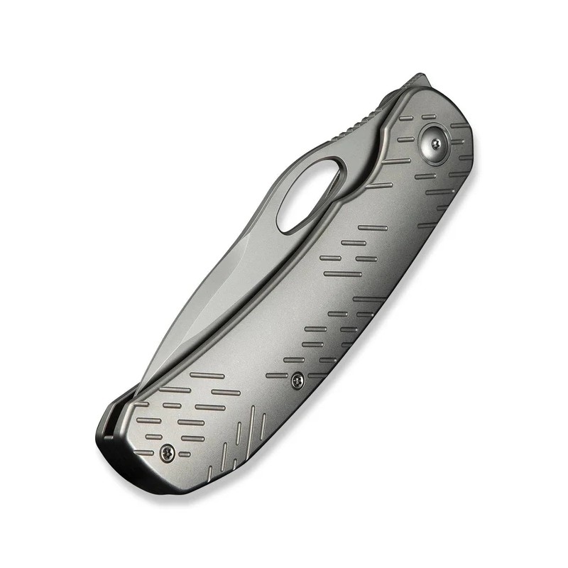 Nóż składany WeKnife Inmate Gray Titanium, Stonewashed CPM 20CV by Jerad Neeve (WE23096B-1)
