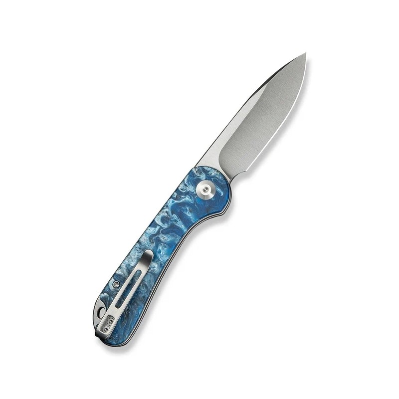 Nóż składany Civivi Elementum SJ Blue Resin, Satin 14C28N (C18062AJ-4)