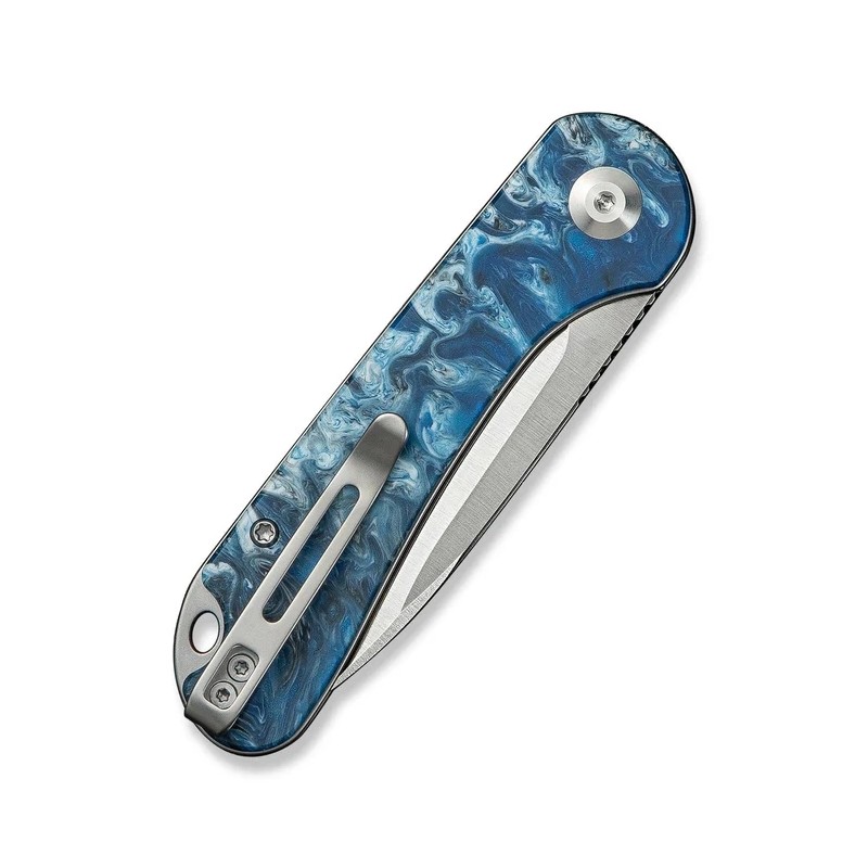 Nóż składany Civivi Elementum SJ Blue Resin, Satin 14C28N (C18062AJ-4)