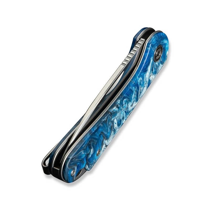 Nóż składany Civivi Elementum SJ Blue Resin, Satin 14C28N (C18062AJ-4)