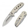 Nóż składany Civivi Triptych Ivory G10, Satin 14C28N (C23085B-2)