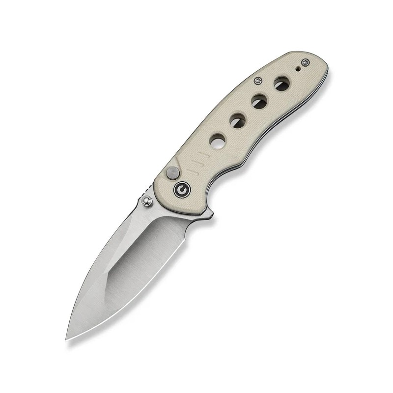 Nóż składany Civivi Triptych Ivory G10, Satin 14C28N (C23085B-2)