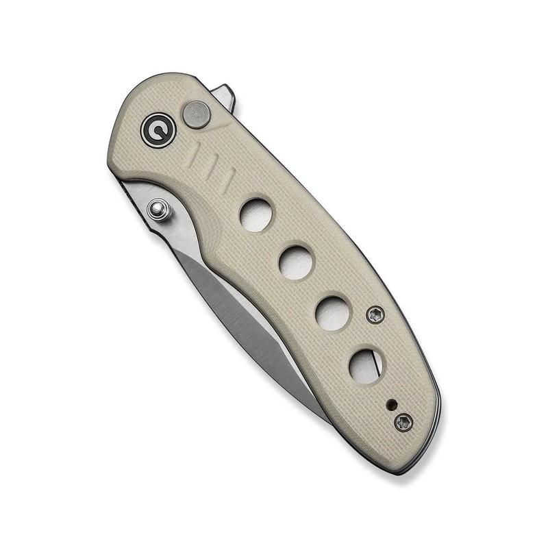 Nóż składany Civivi Triptych Ivory G10, Satin 14C28N (C23085B-2)