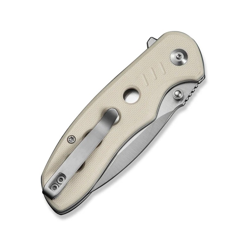 Nóż składany Civivi Triptych Ivory G10, Satin 14C28N (C23085B-2)