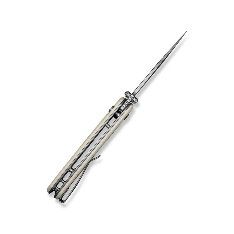 Nóż składany Civivi Triptych Ivory G10, Satin 14C28N (C23085B-2)