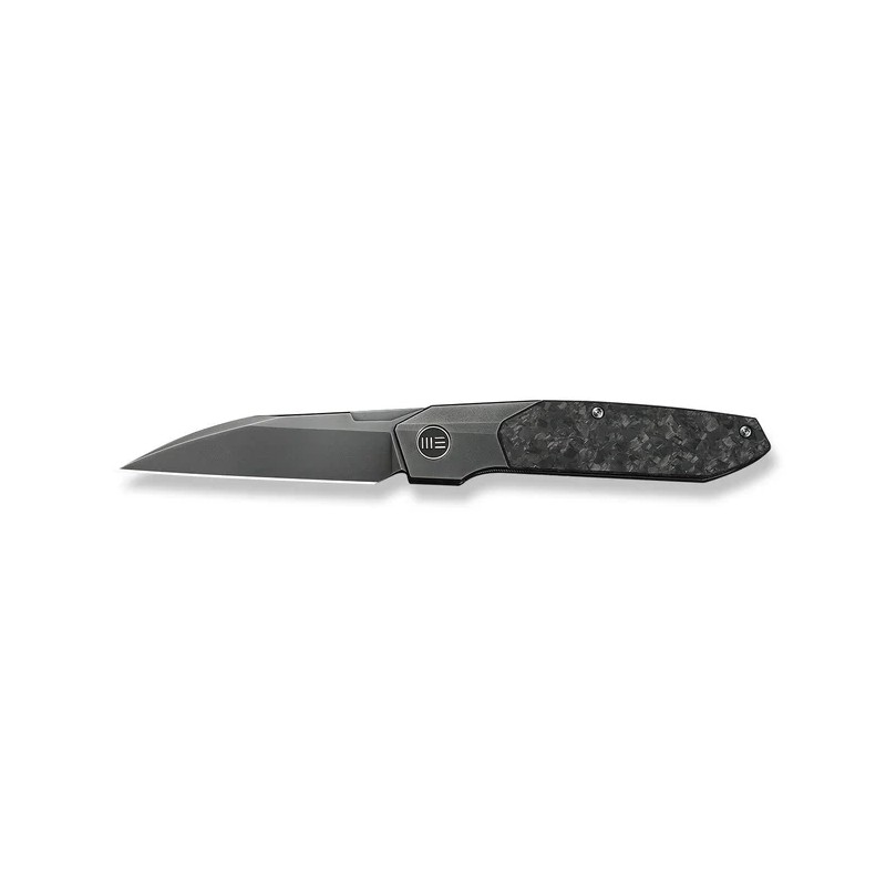 Nóż składany WeKnife Brr15 Gray Titanium/Shredded Carbon Fiber, Polished Gray M390 by Rafal Brzeski (WE24007-3)