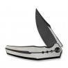 Nóż składany WeKnife Kyklos Black/Gray Titanium, Black Stonewashed/Satin M390 (WE23086-3)