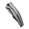 Nóż składany WeKnife Kyklos Black/Gray Titanium, Black Stonewashed/Satin M390 (WE23086-3)