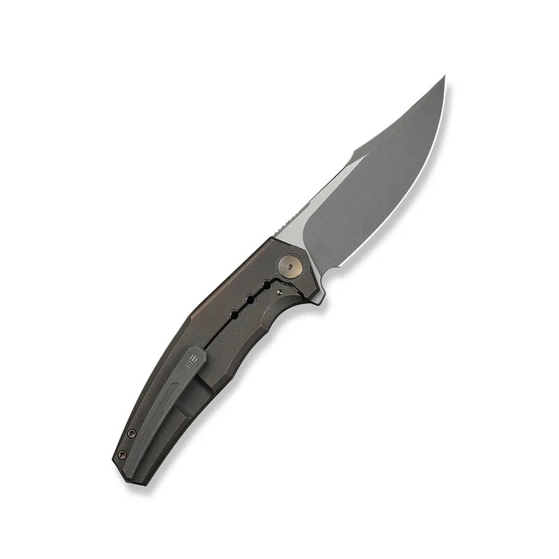Nóż składany WeKnife Kyklos Bronze Titanium, Gray Stonewashed/Satin M390 (WE23086-2)
