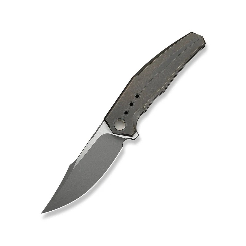Nóż składany WeKnife Kyklos Bronze Titanium, Gray Stonewashed/Satin M390 (WE23086-2)