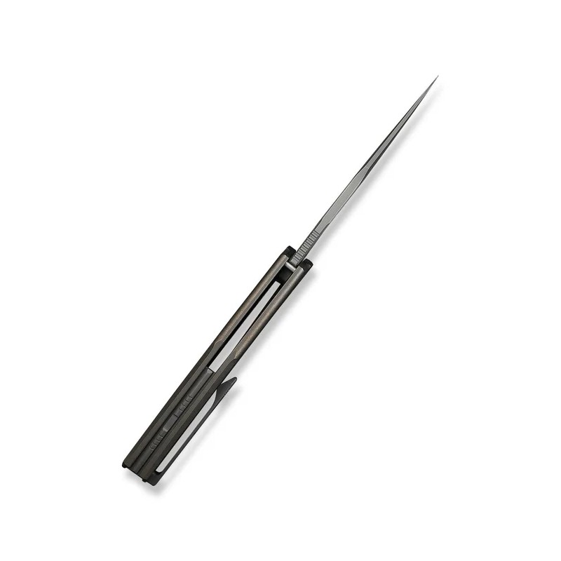 Nóż składany WeKnife Kyklos Bronze Titanium, Gray Stonewashed/Satin M390 (WE23086-2)