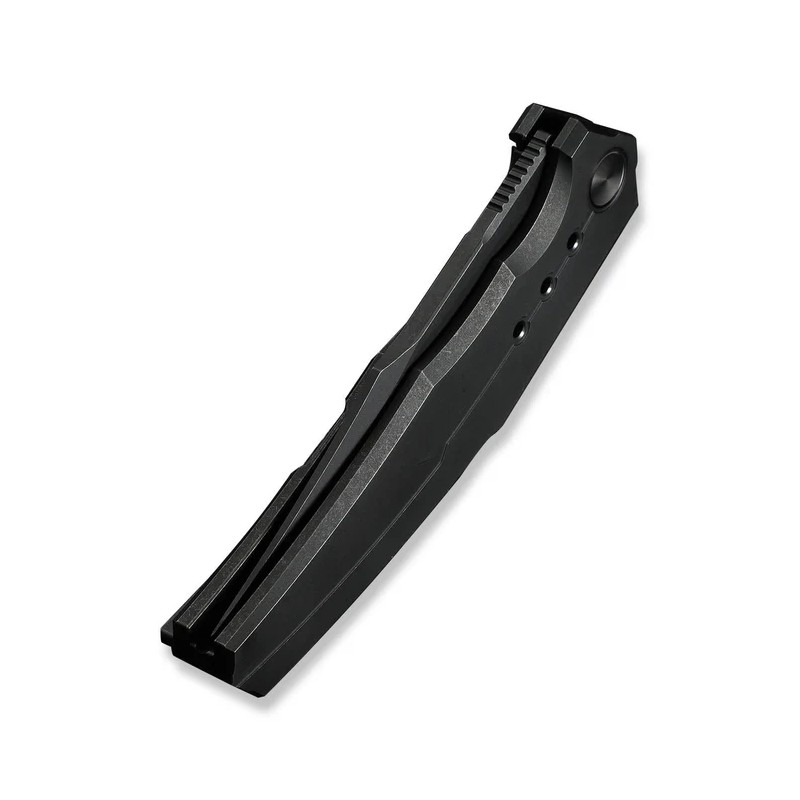 Nóż składany WeKnife Kyklos Black Titanium, Black Stonewashed M390 (WE23086-1)