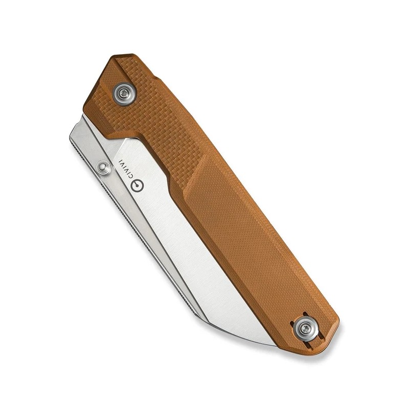 Nóż składany Civivi Hid Brown G10, Satin 14C28N by Ostap Hel (C23008-3)