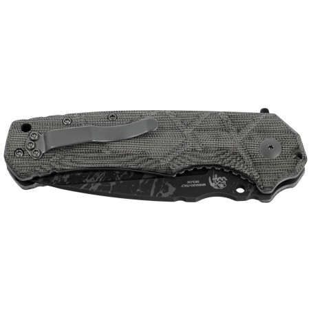 Nóż składany Fox Uro OD Green Canvas Micarta, Acid Washed Niolox by Wander Tactical (FX-557)