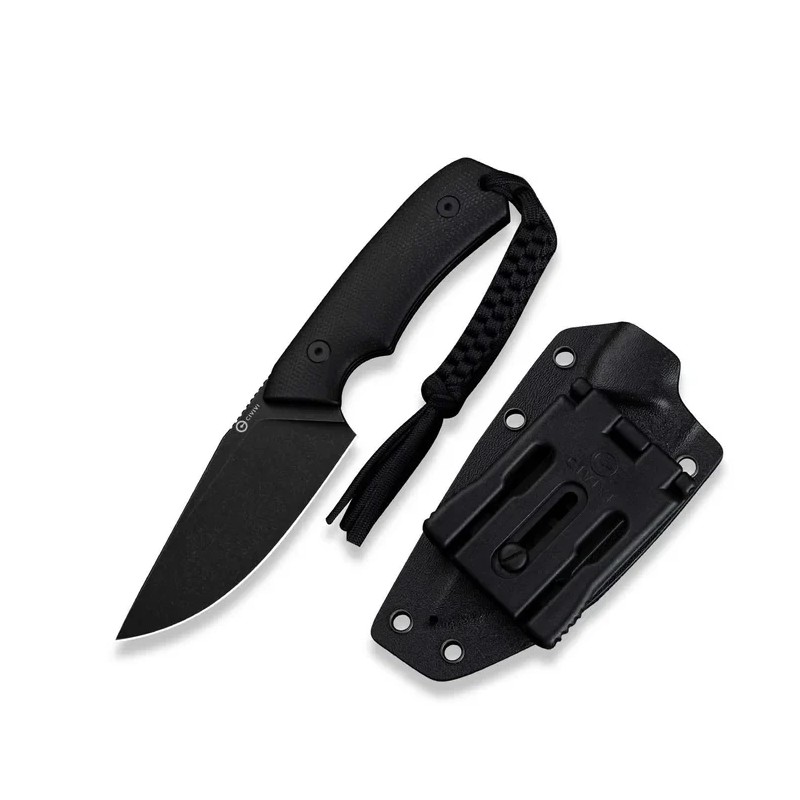 Nóż Civivi Gander Black Canvas Micarta, Black Stonewashed 14C28N by Matt Gentry (C24058B-2)