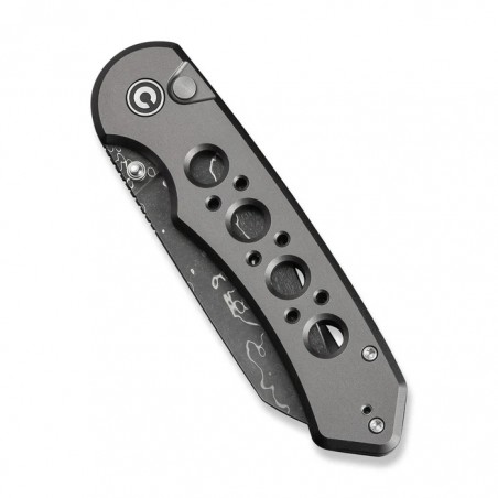 Nóż składany Civivi Pragma Prime Gray Aluminium, Damascus (C24067-DS1)