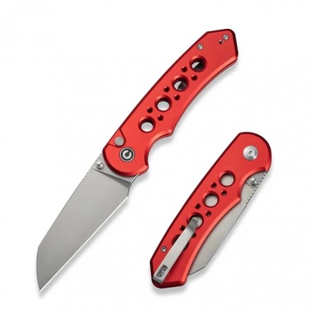 Nóż składany Civivi Pragma Prime Red Aluminium, Stonewashed 14C28N (C24067-2) Nóż składany Civivi Pragma Prime Red Aluminium, Stonewashed 14C28N (C24067-2)