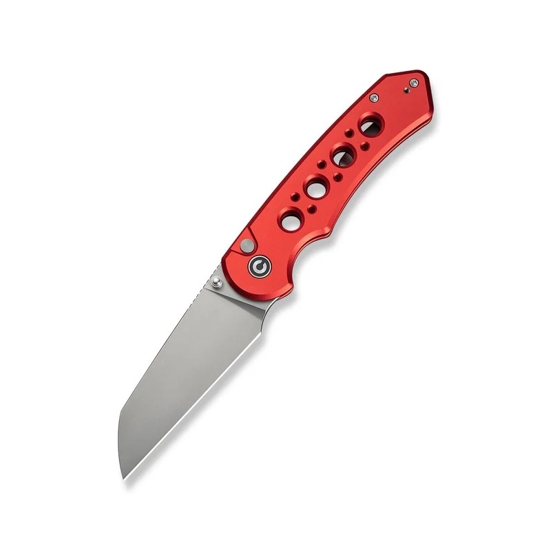 Nóż składany Civivi Pragma Prime Red Aluminium, Stonewashed 14C28N (C24067-2)