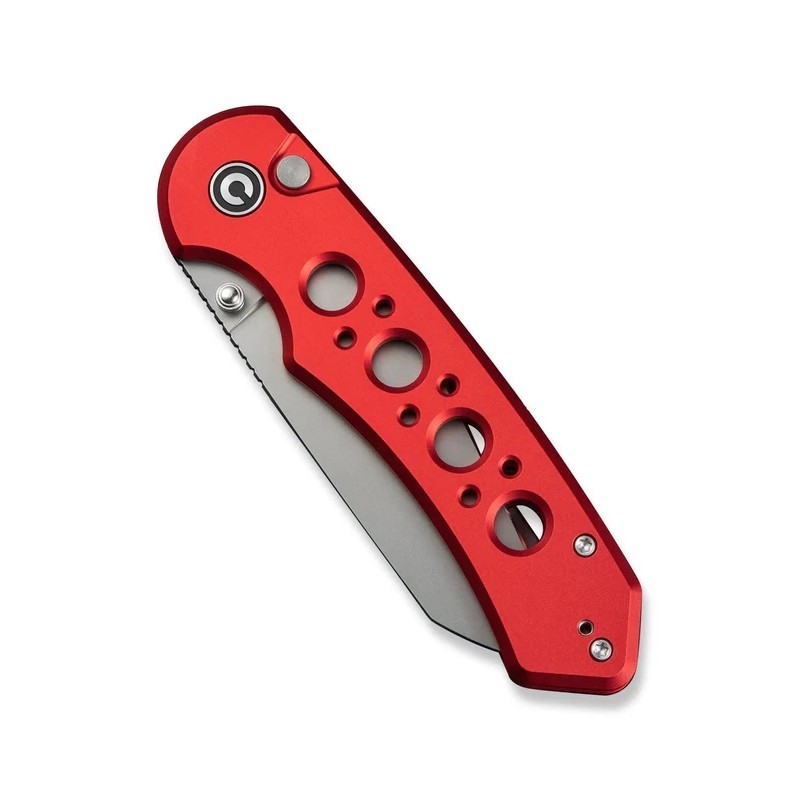 Nóż składany Civivi Pragma Prime Red Aluminium, Stonewashed 14C28N (C24067-2)